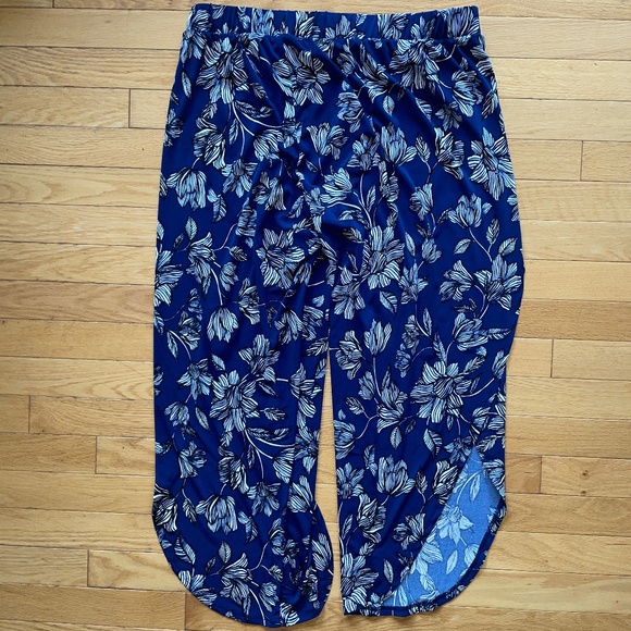 Brand New 1. State tulip-Hem Floral Print Pants - Picture 2 of 8